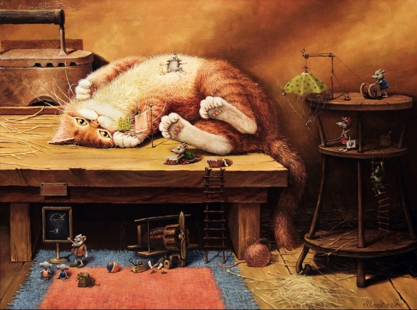 Kind cat tales by the artist Alexander Maskaev Kind cat tales by the artist Alexander Maskaev