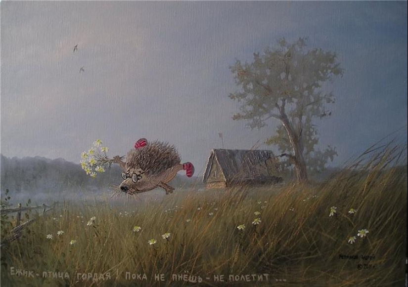 Kind painting by self-taught artist Andrey Repnikov Kind painting by self-taught artist Andrey Repnikov