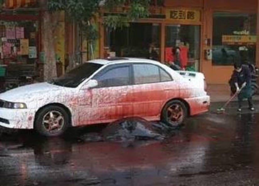 &quot;Kitostrofa&quot; en Taiwán: un gigante marino explotó en la calle