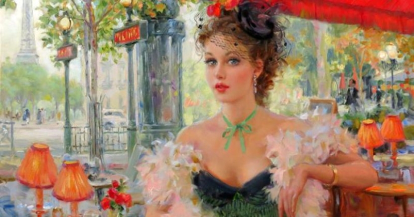 Konstantin Razumov's portraits of women: lightness, Light and eroticism of the Burlesque Era Konstantin Razumov's portraits of women: lightness, Light and eroticism of the Burlesque Era
