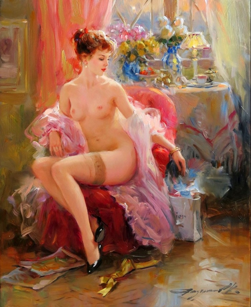 Konstantin Razumov's portraits of women: lightness, Light and eroticism of the Burlesque Era Konstantin Razumov's portraits of women: lightness, Light and eroticism of the Burlesque Era