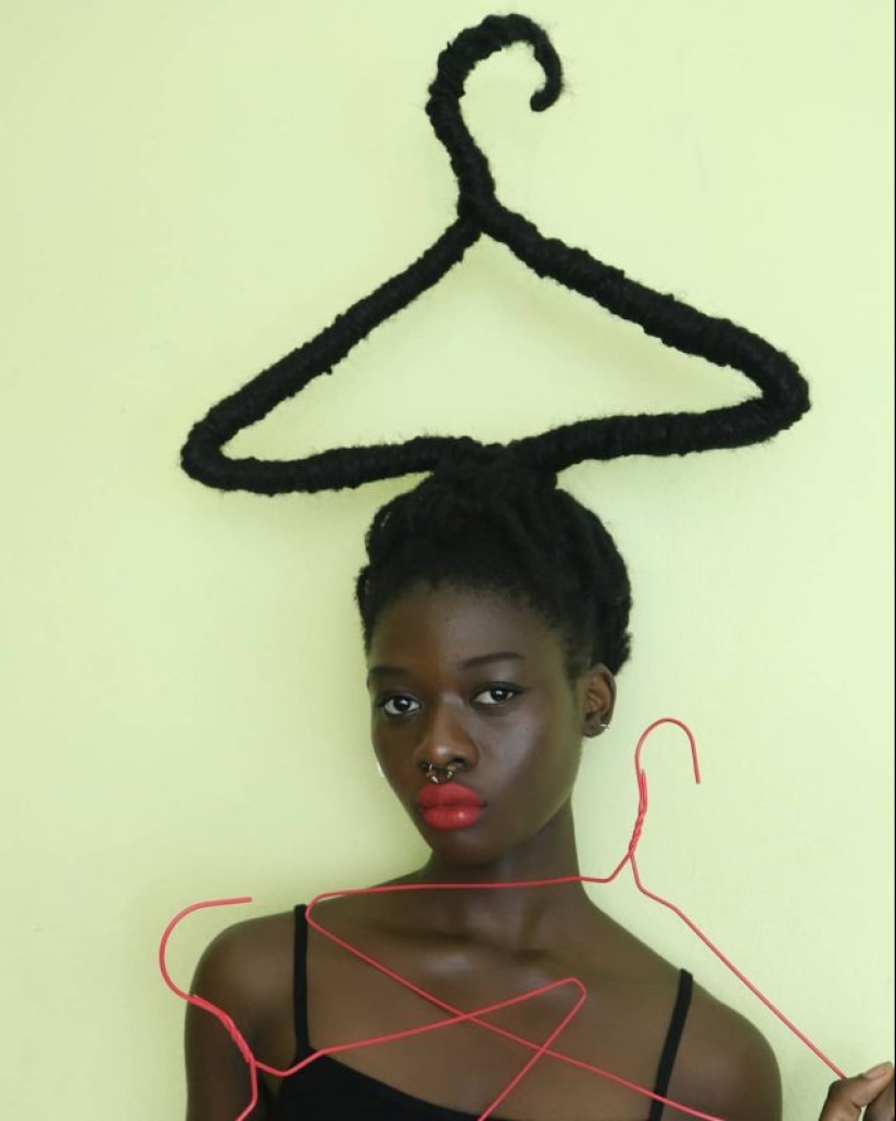 Kosa-Krasa: African artist creates amazing sculptures out of my own hair Kosa-Krasa: African artist creates amazing sculptures out of my own hair