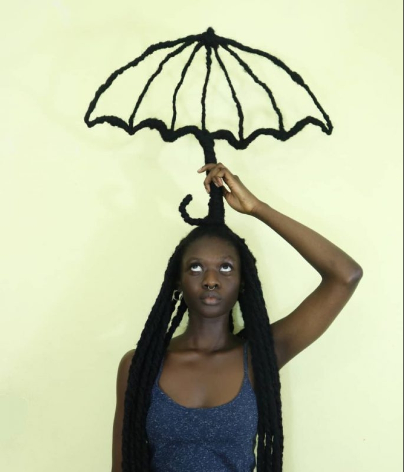 Kosa-Krasa: African artist creates amazing sculptures out of my own hair Kosa-Krasa: African artist creates amazing sculptures out of my own hair