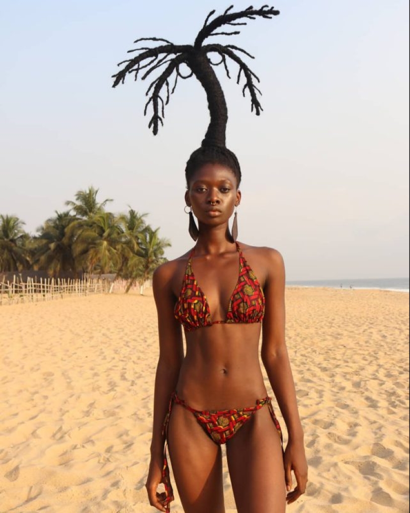 Kosa-Krasa: African artist creates amazing sculptures out of my own hair Kosa-Krasa: African artist creates amazing sculptures out of my own hair