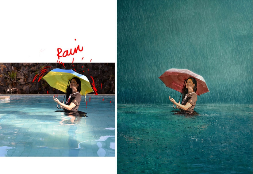 La artista crea mundos fabulosos a partir de fotos de su patio trasero, y es mágico