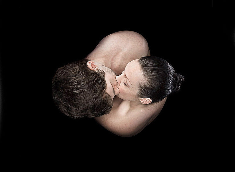 La belleza de un beso en la serie de fotos del fotógrafo británico Andy Barter La belleza de un beso en la serie de fotos del fotógrafo británico Andy Barter