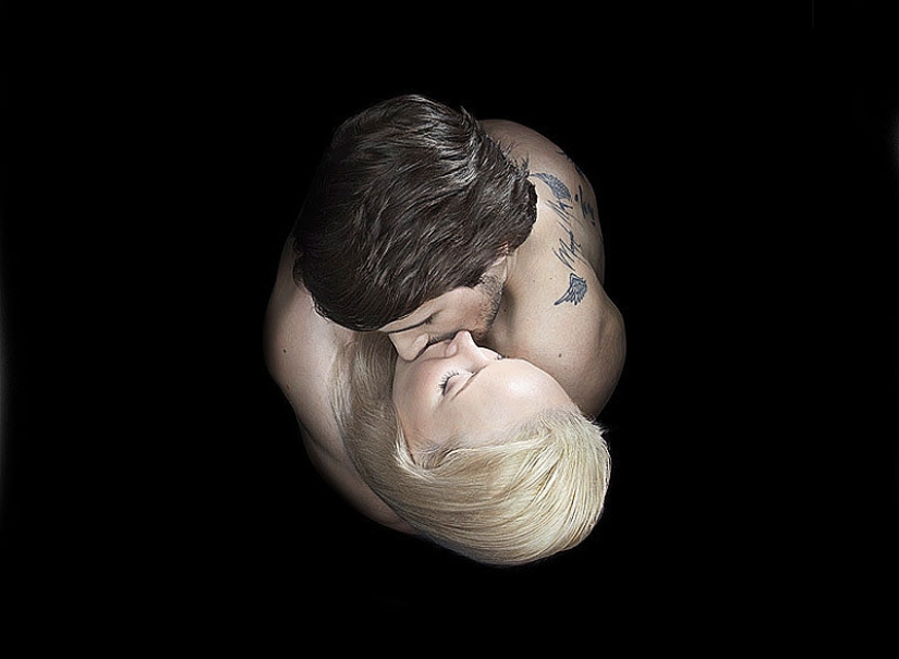 La belleza de un beso en la serie de fotos del fotógrafo británico Andy Barter La belleza de un beso en la serie de fotos del fotógrafo británico Andy Barter