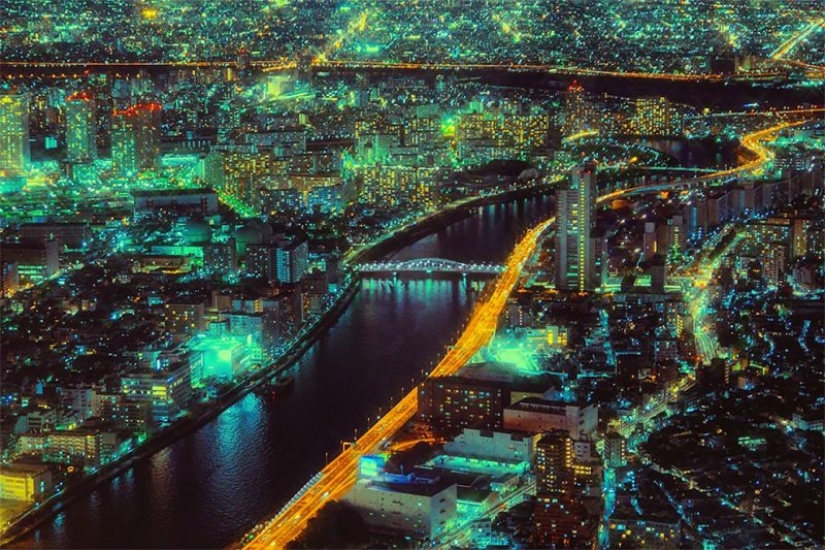 La ciudad de las luces: 15 impresionantes imágenes de Tokio por la noche desde una altura de rascacielos