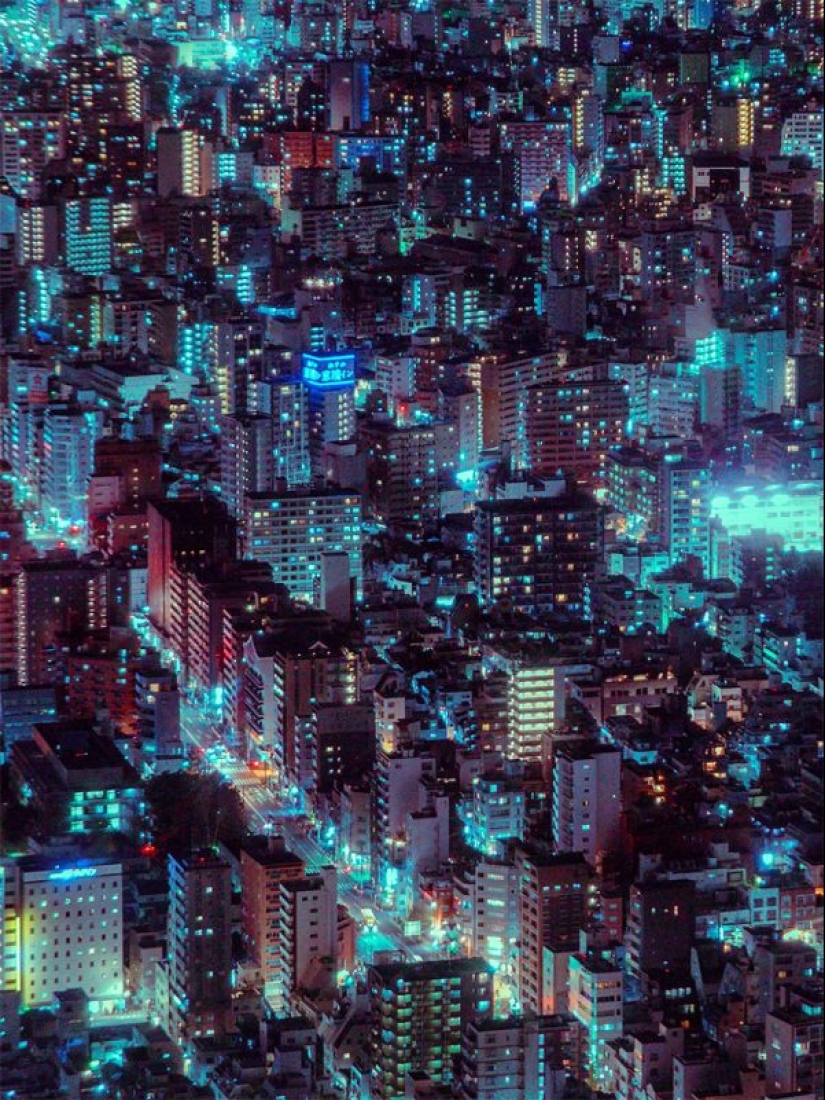 La ciudad de las luces: 15 impresionantes imágenes de Tokio por la noche desde una altura de rascacielos