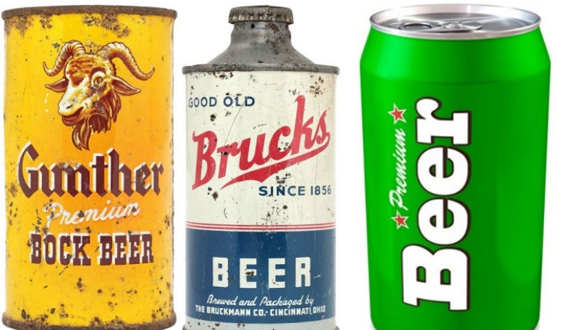 La evolución de una lata de cerveza: De simple a elemental La evolución de una lata de cerveza: De simple a elemental