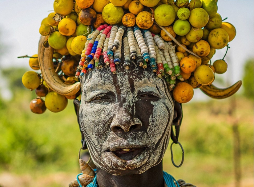 La extraña belleza de las mujeres tribales etíopes