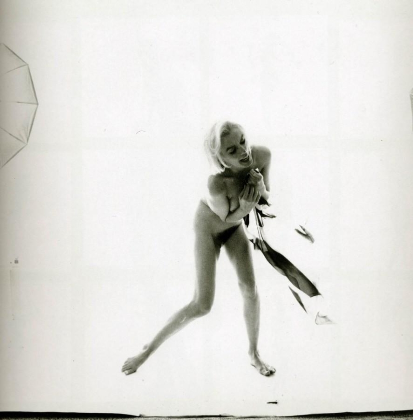 La última sesión de fotos de Marilyn Monroe