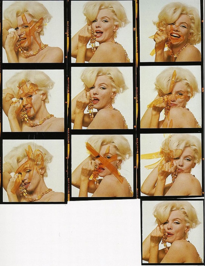 La última sesión de fotos de Marilyn Monroe