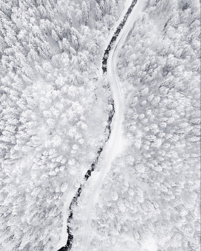 La magia del invierno en las fotos de nieve de Eric Reinhart