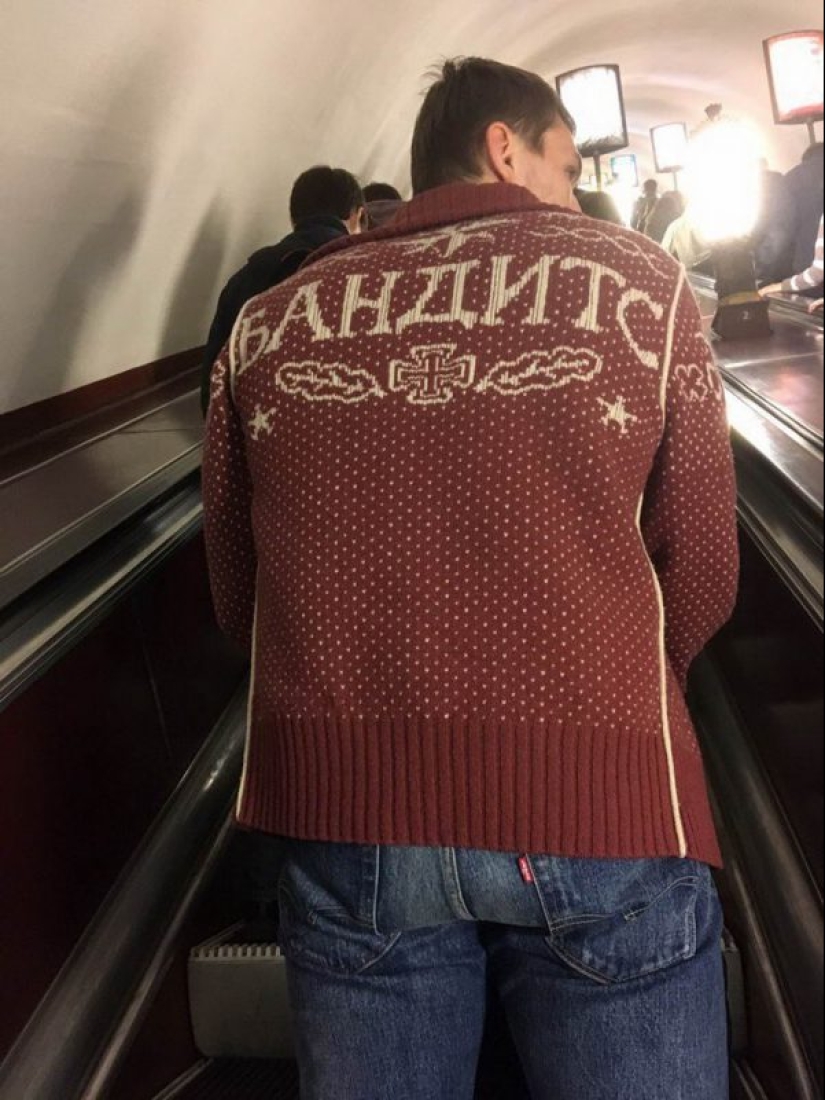 La moda de la gente: el más brillante de los pasajeros en el metro