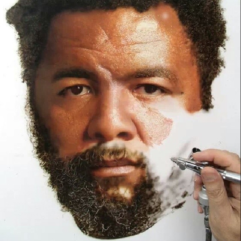 La realidad borrosa de Drew Blair-Maestro del fotorrealismo en la aerografía
