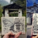 La realidad es transferida al papel: la increíble bocetos del arquitecto desde Colombia La realidad es transferida al papel: la increíble bocetos del arquitecto desde Colombia