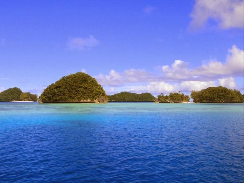 La rocosa isla de Palau La rocosa isla de Palau