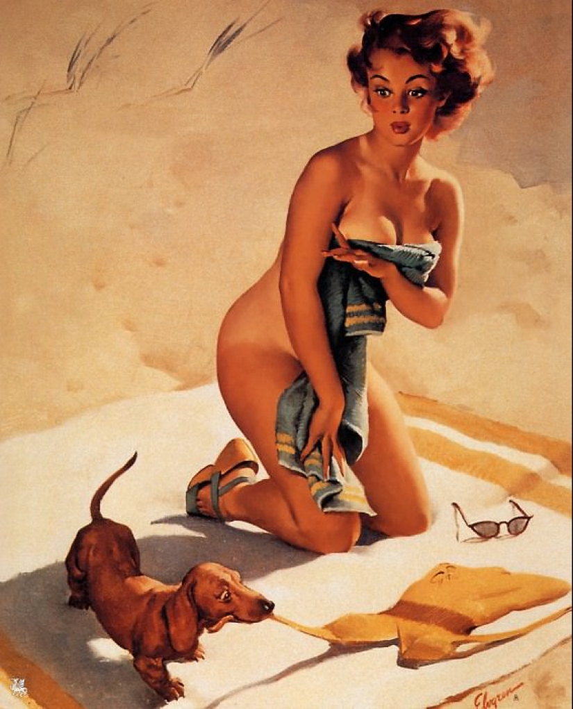 La verdadera América en las obras del maestro del género pin-up Gil Elvgren