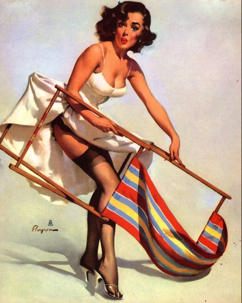 La verdadera América en las obras del maestro del género pin-up Gil Elvgren