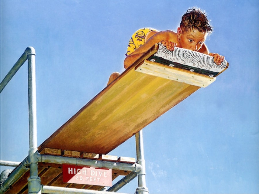 La verdadera América en las irónicas ilustraciones del brillante Norman Rockwell