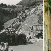 "Ladder of the dead" in the Austrian concentration camp Mauthausen "Ladder of the dead" in the Austrian concentration camp Mauthausen