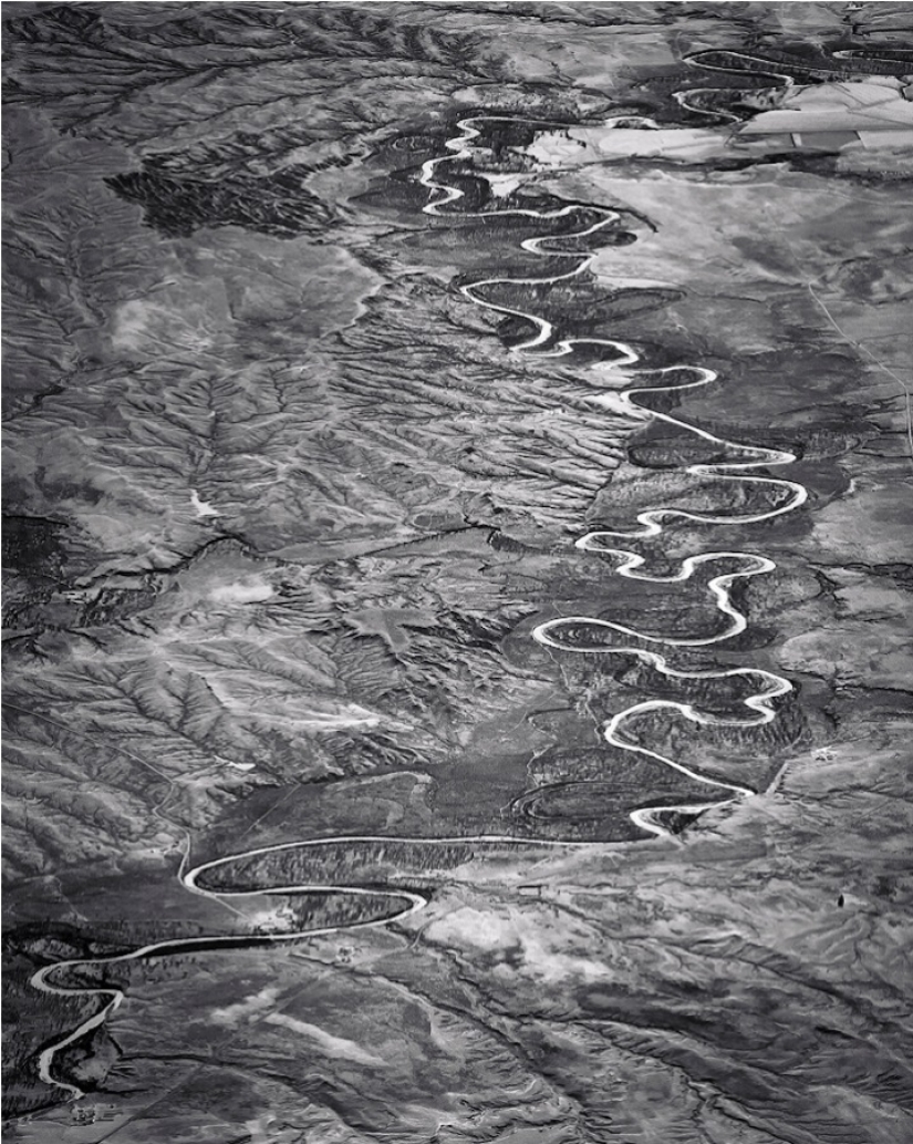 Landscapes from a height - abstract art