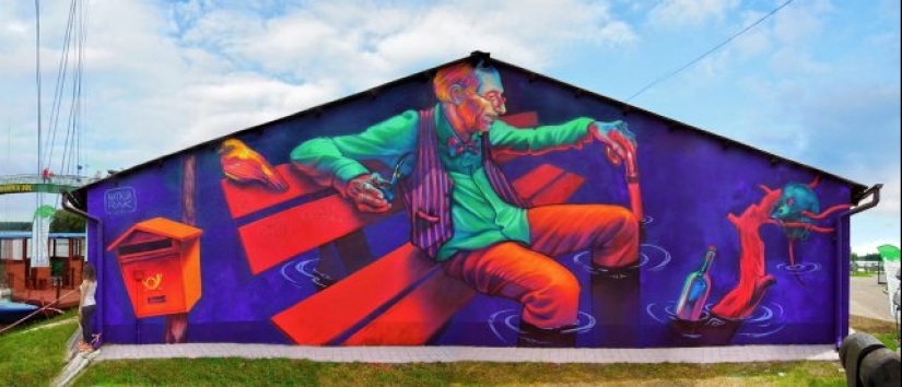 Large-scale and bright street art by Polish artist Natalia Rak Large-scale and bright street art by Polish artist Natalia Rak