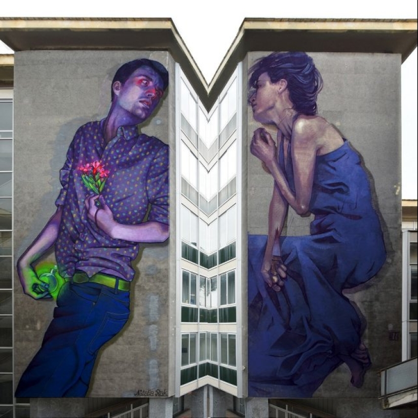 Large-scale and bright street art by Polish artist Natalia Rak Large-scale and bright street art by Polish artist Natalia Rak