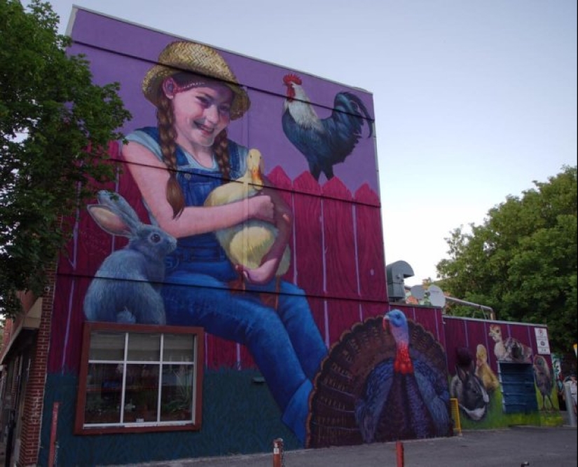 Large-scale and bright street art by Polish artist Natalia Rak Large-scale and bright street art by Polish artist Natalia Rak