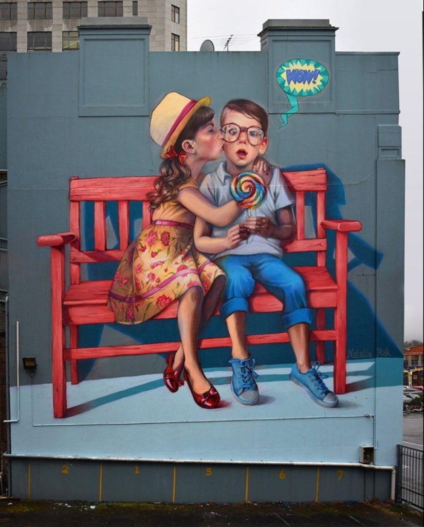 Large-scale and bright street art by Polish artist Natalia Rak Large-scale and bright street art by Polish artist Natalia Rak