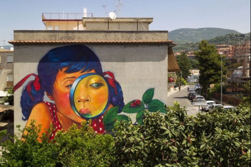 Large-scale and bright street art by Polish artist Natalia Rak Large-scale and bright street art by Polish artist Natalia Rak