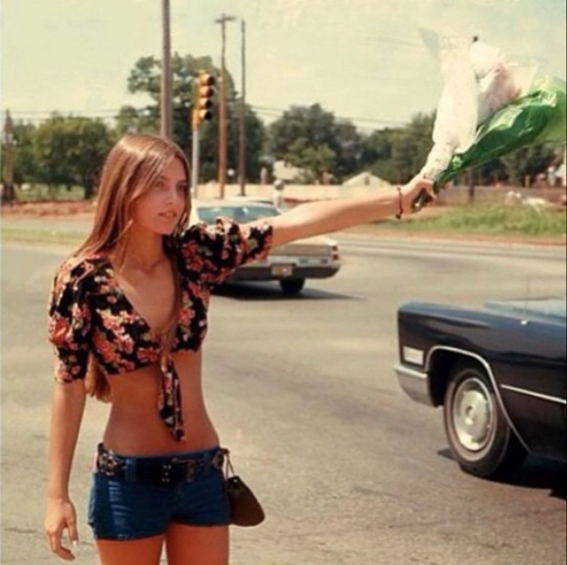 Las chicas más calientes de los años 70.