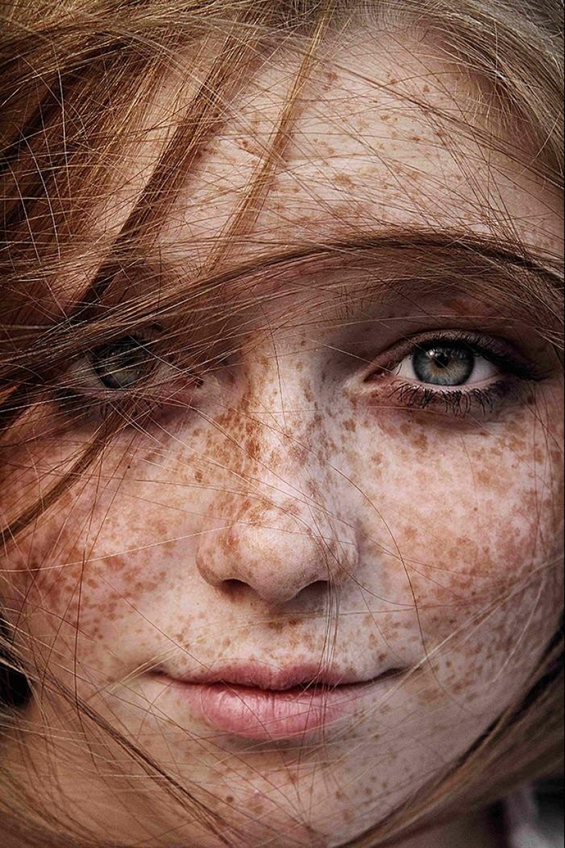 Las chicas más hermosas con pecas