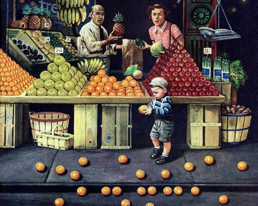 Las deliciosas ilustraciones del «realista meticuloso» Stephen Dohanos
