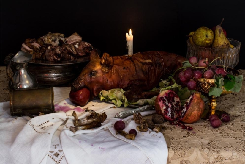 Las dietas de los famosos en un curioso proyecto fotográfico