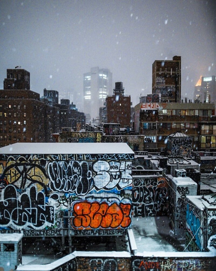 Las luces de la Gran Manzana: una vista inusual en nueva York