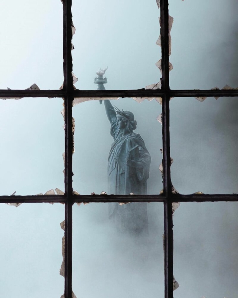 Las luces de la Gran Manzana: una vista inusual en nueva York