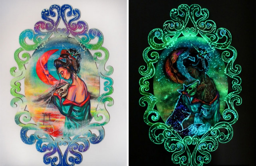 Las pinturas de Vivien Sanislo que se abren en la oscuridad de una manera nueva