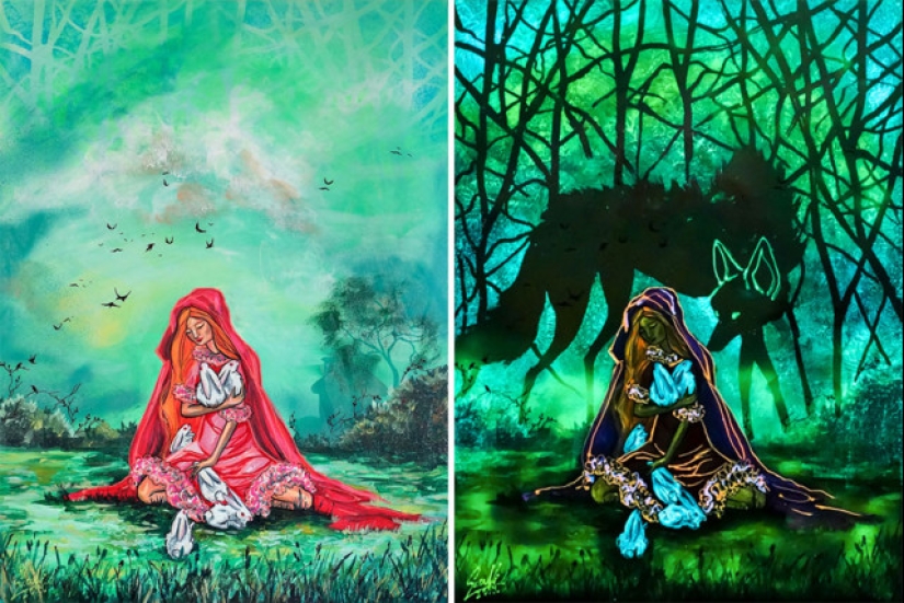 Las pinturas de Vivien Sanislo que se abren en la oscuridad de una manera nueva