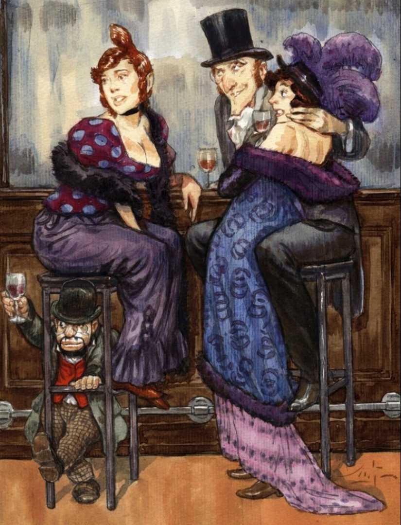 Las vidas de grandes artistas en las caricaturas y cómics de Gradimir Smudja