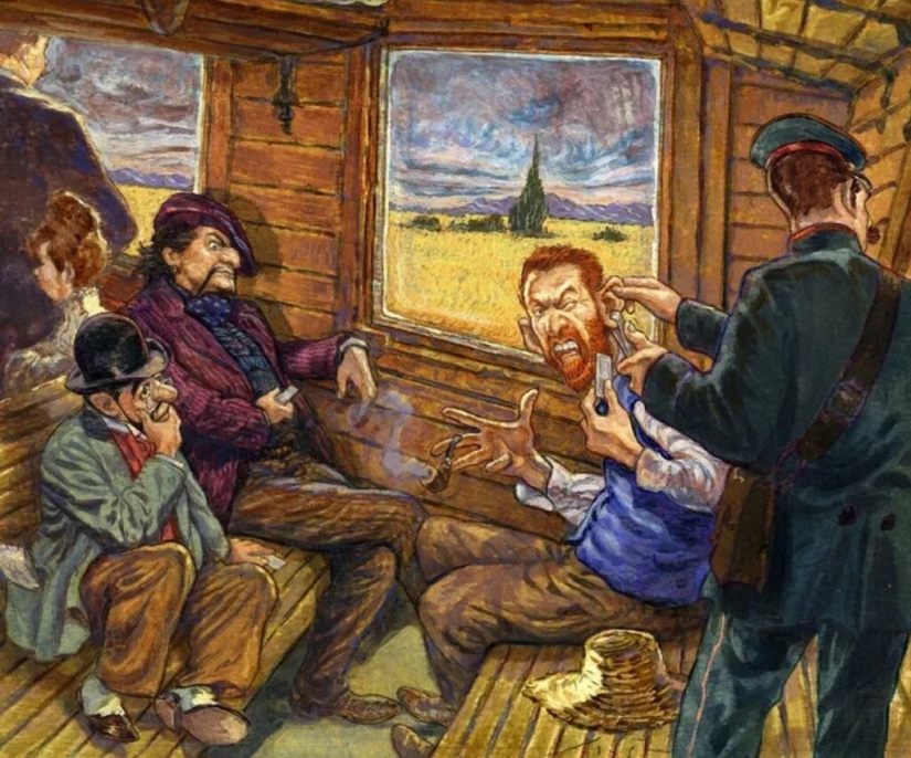 Las vidas de grandes artistas en las caricaturas y cómics de Gradimir Smudja