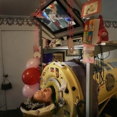 Life in the "tank": a woman has spent almost 60 years in the lung