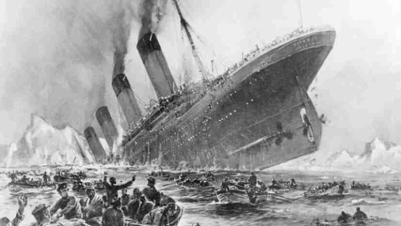 Like booze Baker saved from the Titanic, and many passengers of the sunken liner