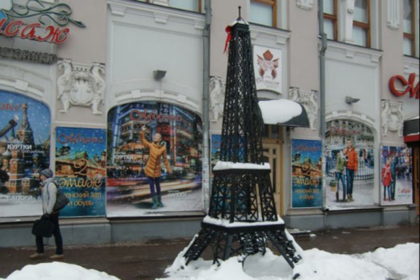 Like plywood over Paris: 15 Eiffel Towers from the expanses of Mother Russia