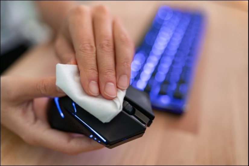Limpieza de la garantía de la salud: cómo desinfectar el ratón y el teclado