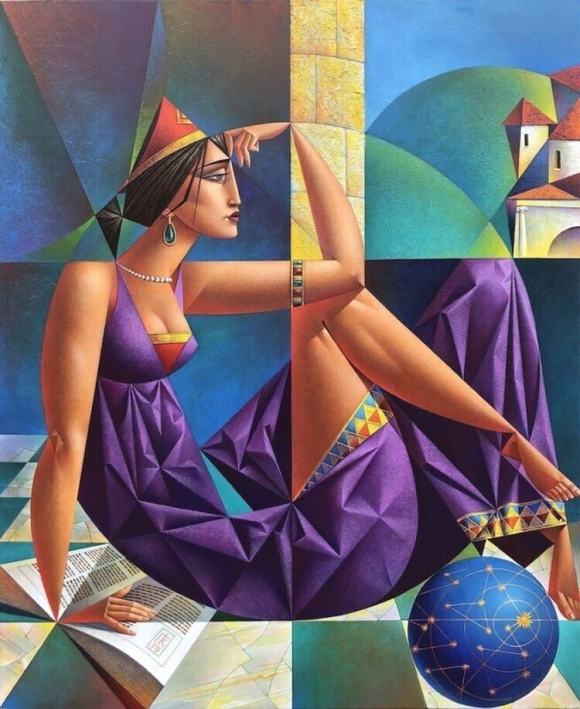 Lleno de tentación pinturas del artista de vanguardia ruso Georgy Kurasov