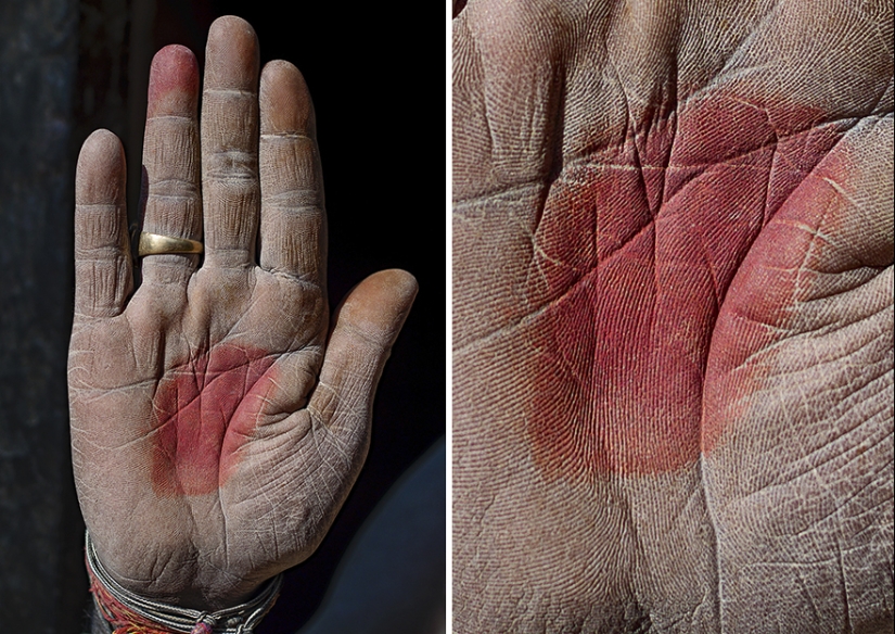 Lo que las manos de una persona pueden decirte. Proyecto fotográfico de Omar Reda