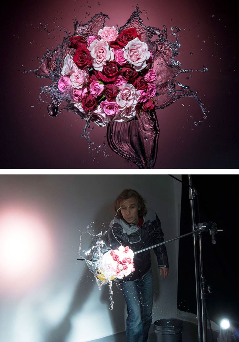 Lo que sucede detrás de escena de las sesiones de fotos más bellas