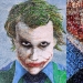 Look a little more closely: the artist paints using thousands of letters Look a little more closely: the artist paints using thousands of letters